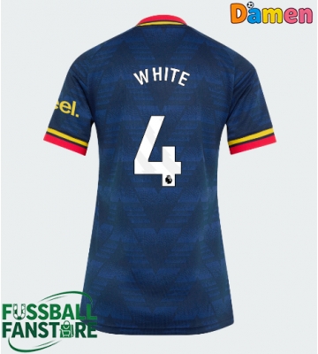 Arsenal Ben White #4 Replik Auswärtstrikot Damen 2026-27 Kurzarm